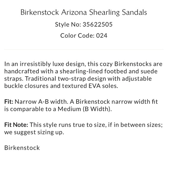 Birkenstock Arizona Shearling Suede Leather Sandal Size 10 New in Box - Picture 5 of 17
